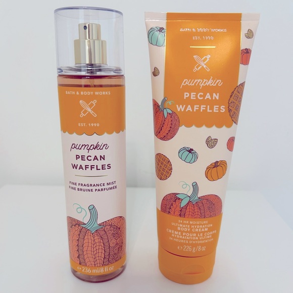 Bath & Body Works Other - Bath and body works pumpkin pecan waffles body spray and body lotion